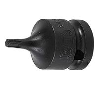 BGS 5486-T25 | Douille à embouts à choc | longueur 42 mm | 12,5 mm (1/2") | profil T (pour Torx) T25