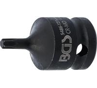 BGS technic Douille à embouts à choc 5486-T27 12,5 mm (1/2") profil T27 (Torx) longueur 42 mm