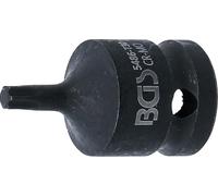 BGS 5486-T30 | Douille à embouts à choc | longueur 42 mm | 12,5 mm (1/2") | profil T (pour Torx) T30