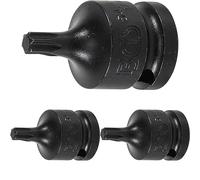 BGS 5486-T40 | Douille à embouts à choc | 12,5 mm (1/2") | profil T (pour Torx) T40 (Lot de 3)