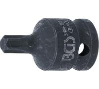 BGS 5486-T50 | Douille à embouts à choc | 12,5 mm (1/2") | profil T (pour Torx) T50