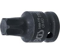 BGS 5486-T70 | Douille à embouts à choc | longueur 42 mm | 12,5 mm (1/2") | profil T (pour Torx) T70