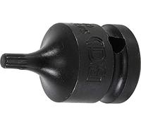 BGS Douille à embouts à choc 5487-M5 12,5 mm (1/2") 43 mm denture multiple intérieure (pour XZN) M5