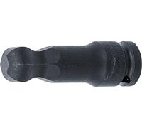 BGS 5488-19 | Douille à embouts à choc | longueur 75 mm | 12,5 mm (1/2") | six pans intérieurs avec tête sphérique 19 mm