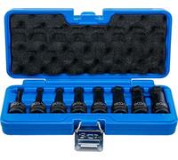 BGS 5488 | Jeu de douilles à embouts à choc | longueur 75 mm | 12,5 mm (1/2") | six pans intérieurs avec tête sphérique 6-19 mm | 8 pièces