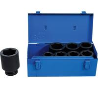 BGS technic Jeu de douilles à choc, six pans, profondes 25 mm (1") 27 - 50 mm 8 pièces BGS Quantité:1