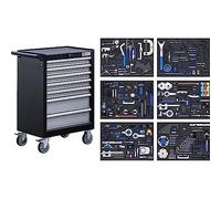 BGS 6076 | Servante d’Atelier | 7 tiroirs | Coffrets de Calage | 223 pièces