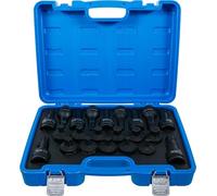 BGS 6185 | Jeu de douilles à embouts à choc | 20 mm (3/4") | six pans femelle, Profil T (pour Torx) | 22 pièces