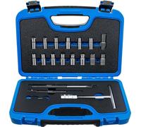 BGS technic BGS Jeu de fraises pour siège d’étanchéité d’injecteurs 19 pièces Quantité:1