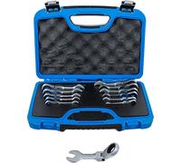 BGS technic BGS Jeu de clés mixtes à cliquet court articulé, 8 - 19 mm, 12 pièces Quantité:1