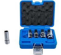 BGS 6641 | Jeu de douilles pour bougies d’allumage à six pans | empreinte carré femelle | 12,5 mm (1/2") | 14 - 21 mm | 5 pièces