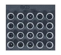 BGS 6659 - Insert de servante d'atelier 1/6 : Jeu d’outils de réglage pour écrous de jantes pour VAG - 20 pièces