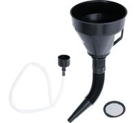 BGS technic Jeu d’entonnoirs de remplissage d’huile BGS avec buse et tuyau flexibles, Ø 135 mm, 3 pièces Quantité:1