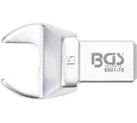 BGS technic Clé plate 6901-15 15 mm Empreinte 14 x 18 mm