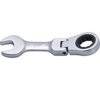 BGS 6917 - Clé mixte à cliquet - courte - à couder - 17 mm