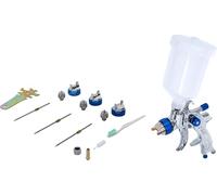 BGS 70048 | Pistolet de Peinture pneumatique | avec 3 Buses de pulvérisation | 1,4-1,7-2,0 mm