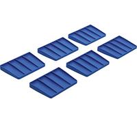 BGS 70222 | Languettes de séparation pour caisse porte-outils | matière plastique | 6 pièces