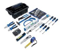 BGS technic Caisse porte-outils plastique avec assortiment de 66 pièces