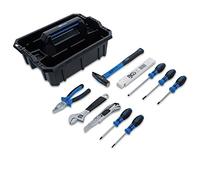 BGS technic Caisse porte-outils 70225 en plastique – assortiment d'outils 11 pièces