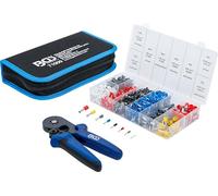 BGS 71000 | Pince à sertir pour cosses de conducteurs de 0,25 à 10 mm² | avec assortiment de cosses de conducteurs de 0,5 - 10 mm²