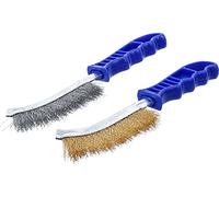 BGS 71033 | Jeu de brosses à fils | Fil en acier et laiton | 260 mm | 2 pièces
