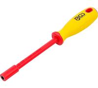 BGS 71086 - Tournevis VDE à douilles - six pans - 6 mm - longueur de tige 125 mm