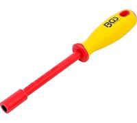 BGS 71087 | Tournevis VDE à douilles | six pans | 7 mm | longueur de tige 125 mm