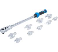 BGS 7193 | Jeu de clés dynamométrique | pour outils enfichables de 14 x 18 mm | 40-210 Nm | 11 pièces
