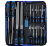 BGS 72119 | Jeu de limes d’atelier et de limes aiguilles | 17 pièces