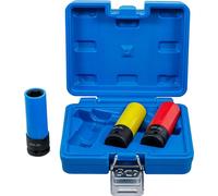 BGS 7300 | Jeu de douilles de puissance avec protection | 12,5 mm (1/2") | 17 / 19 / 21 mm | 3 pièces
