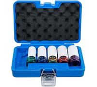 BGS technic – Jeu de douilles à choc 7307 – 12,5 mm (1/2) avec protection, 6 pièces