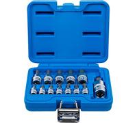 BGS Jeu de douilles à embout - Carré 1/4" / 3/8" / 1/2" - 2 - 14 mm 74257