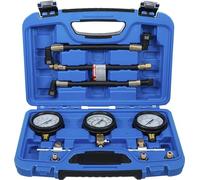 BGS 74355 | Jeu de testeurs de Pression de Carburant et de Compression | pour Motos | 11 pièces