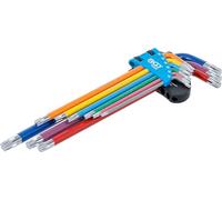 BGS 74459 | Jeu de clés allen | multicolore | extra longues | profil T (pour Torx) T10 - T50 | 9 pièces