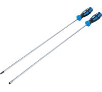 BGS technic KG Jeu de tournevis BGS 74538 extra longs fente et cruciformes PH 2 pièces