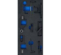 BGS 74606 | Insert de servante d'atelier 1/3 : Coffret de calage | pour PSA 1.0 EB0 / 1.2 EB2 essence