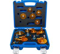 BGS 74664 | Jeu d’adaptateurs pour purgeur de frein | 17 pcs.