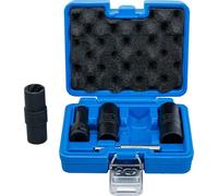 BGS 7467 | Jeu de douilles spéciales de puissance articulées | six pans et tournevis 17-19 - 21 mm | 12,5 mm (1/2") | 3 pièces