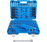 BGS technic Assortiment d’outils 6,3 mm (1/4") + 12,5 mm (1/2") profil E/profil T (pour Torx) 84 pièces BGS Quantité:1