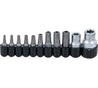 Jeu 11 embout torx creux T20 - T50 avec adaptateur BGS TECHNIC