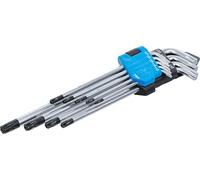BGS 794 - Jeu de clés allen - extra longues - Profil T (pour Torx) avec perçage T10 - T50 - 9 pièces
