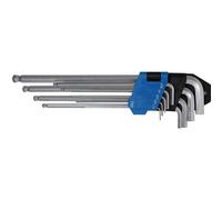 BGS 799 Jeu de clés mâles coudées à 6 pans intérieurs, en POUCE, 1/16" - 3/8", 9 pcs.