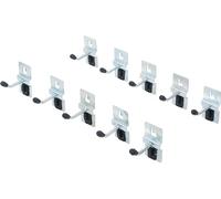 BGS 80196 | Jeu de crochets simples | 40 mm | pour système mural | 10 pcs.