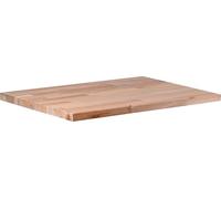 BGS 80209 | Plan de travail en bois massif | 650 x 550 x 30 mm