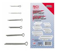 BGS 8048 | Assortiment de goupilles | Ø 1,6 - 4,0 mm | 555 pièces