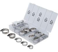 BGS 8055-1 | Assortiment de colliers de serrage | inoxydable | Ø 16-38 mm | 26 pièces