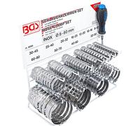 BGS technic Assortiment de colliers inoxydable sur tableau 111 pièces BGS Quantité:1
