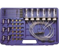 BGS 8102 | Testeur de rampe commune | avec 24 adaptateurs | appareil de mesure | appareil de contrôle | testeur | quantités de retour | mallette plastique incluse