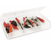 BGS 8138 Assortiment de pinces crocodiles, 28 pcs.
