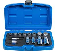 BGS 8378 Kit d'extraction pour vis, écrous et goujons, 17 pièces